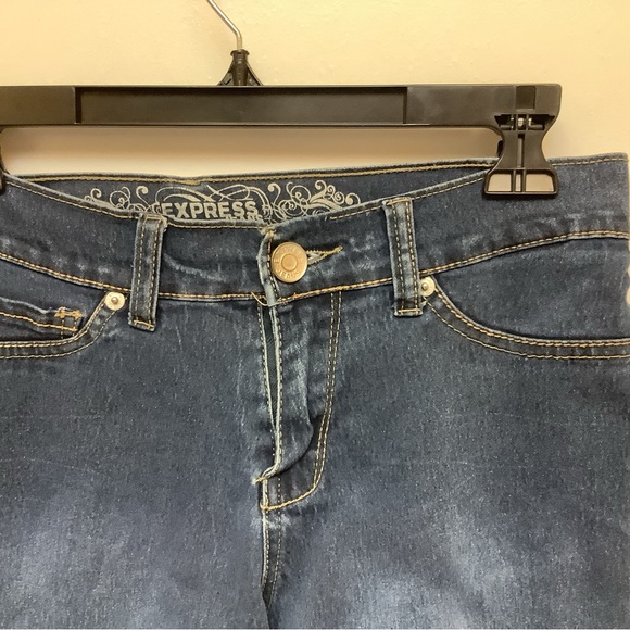 Express jeans skinny size 6 cotton and polyester/spandex washed but never worn - Picture 9 of 11